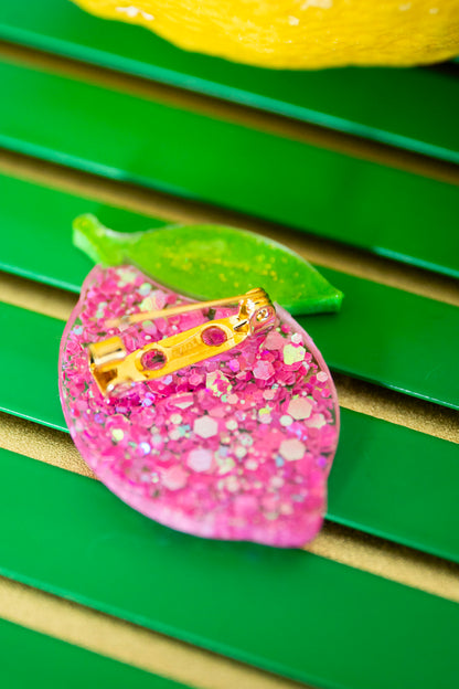 Broche Citron Rose pep's 🍋🩷