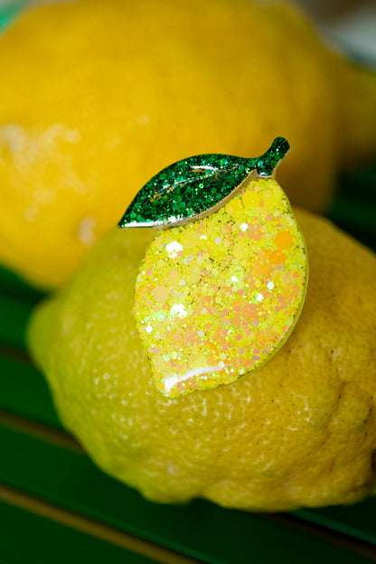 Broche Citron Yuzu 🍋✨