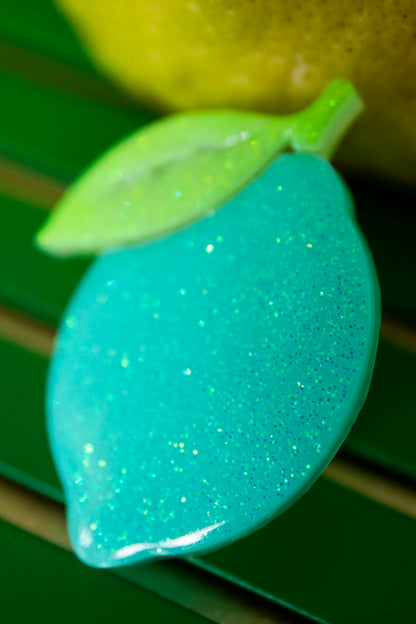 Broche Citron pastel blue 🍋🩵