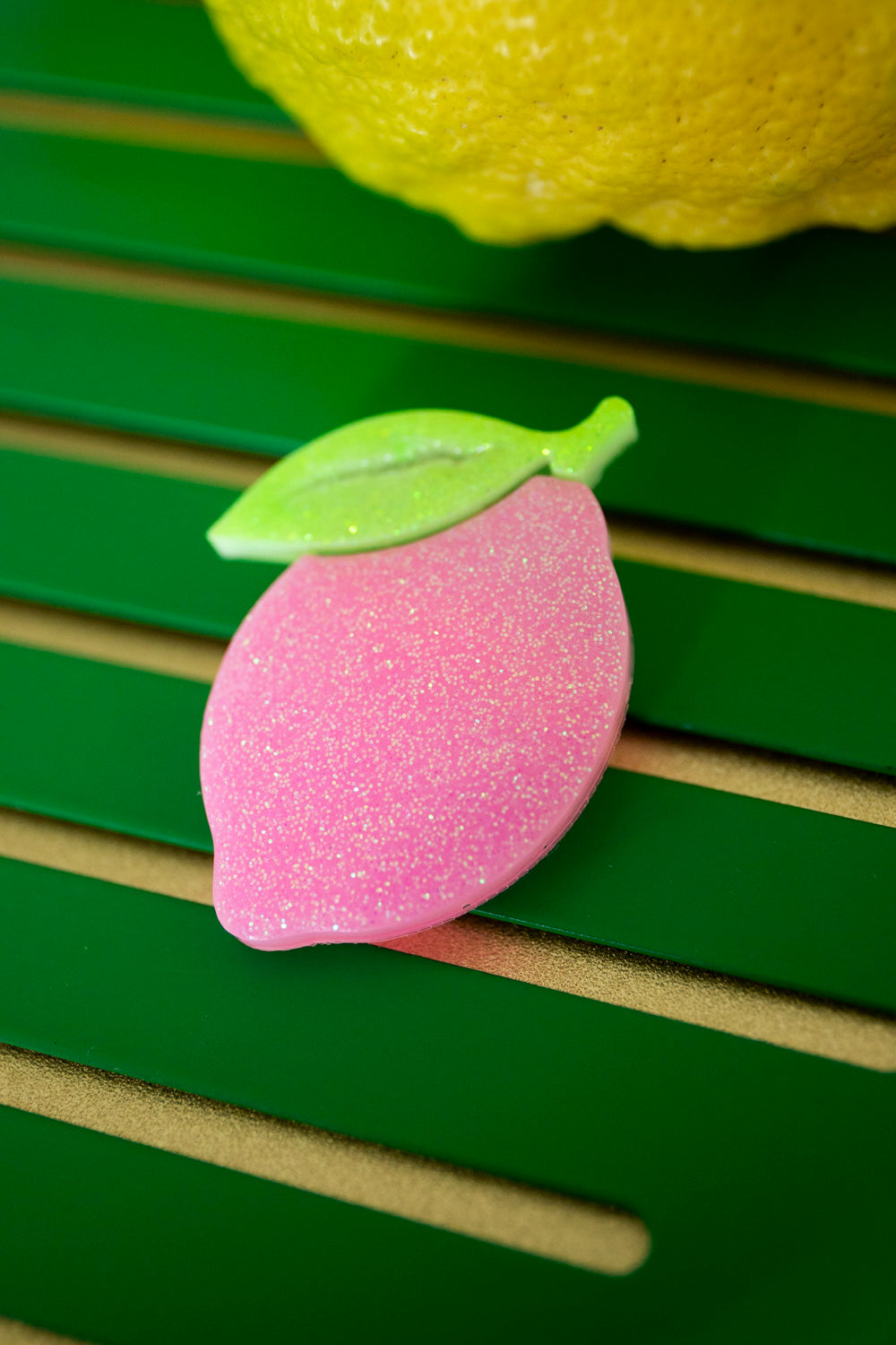 Broche Citron pastel pink 🍋🩷