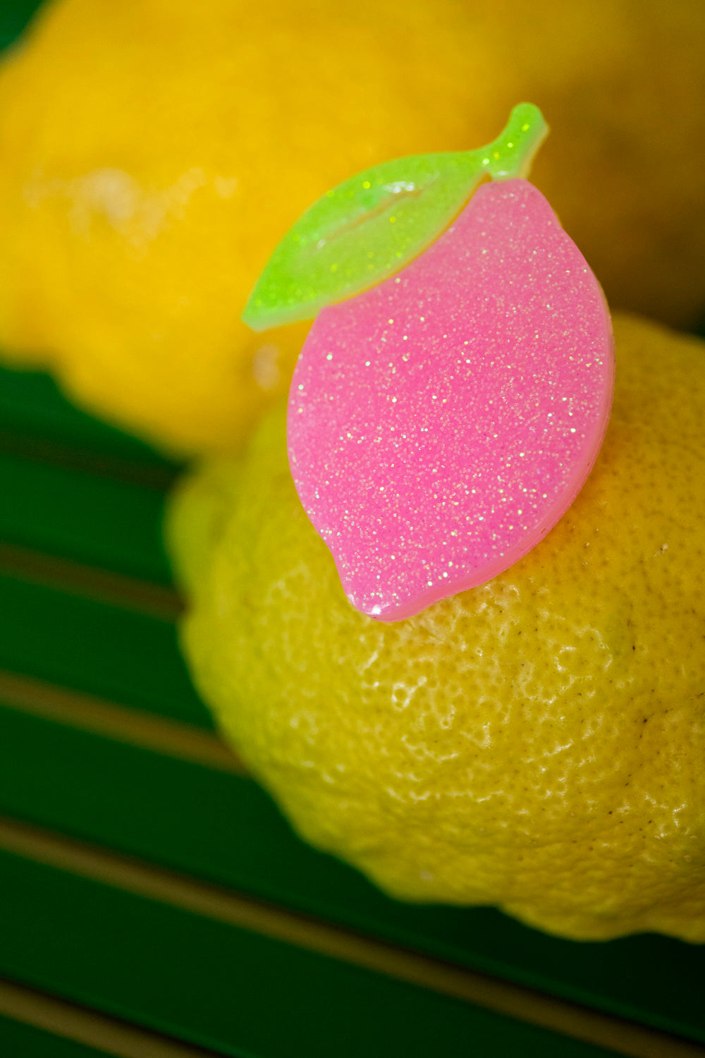 Broche Citron pastel pink 🍋🩷