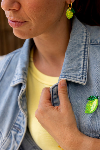 Broche Citron vert flashy 🍋💚