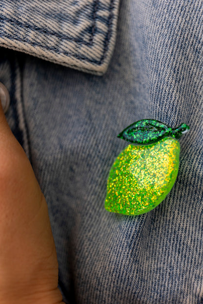 Broche Citron vert flashy 🍋💚