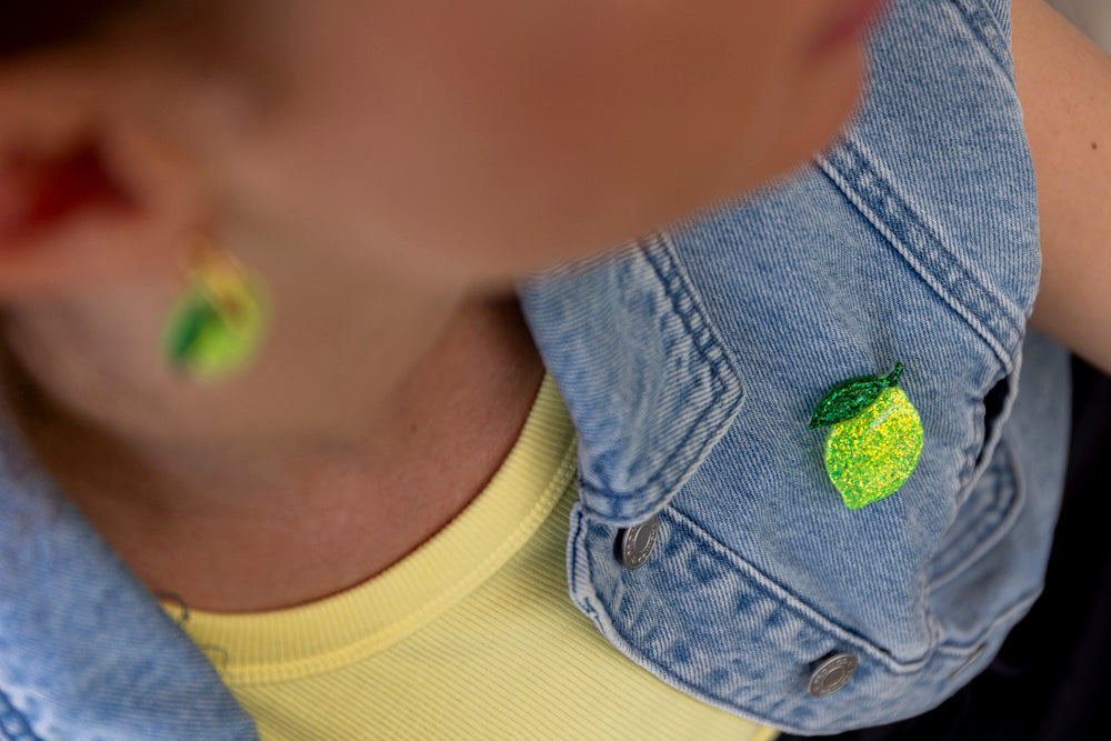 Broche Citron vert flashy 🍋💚
