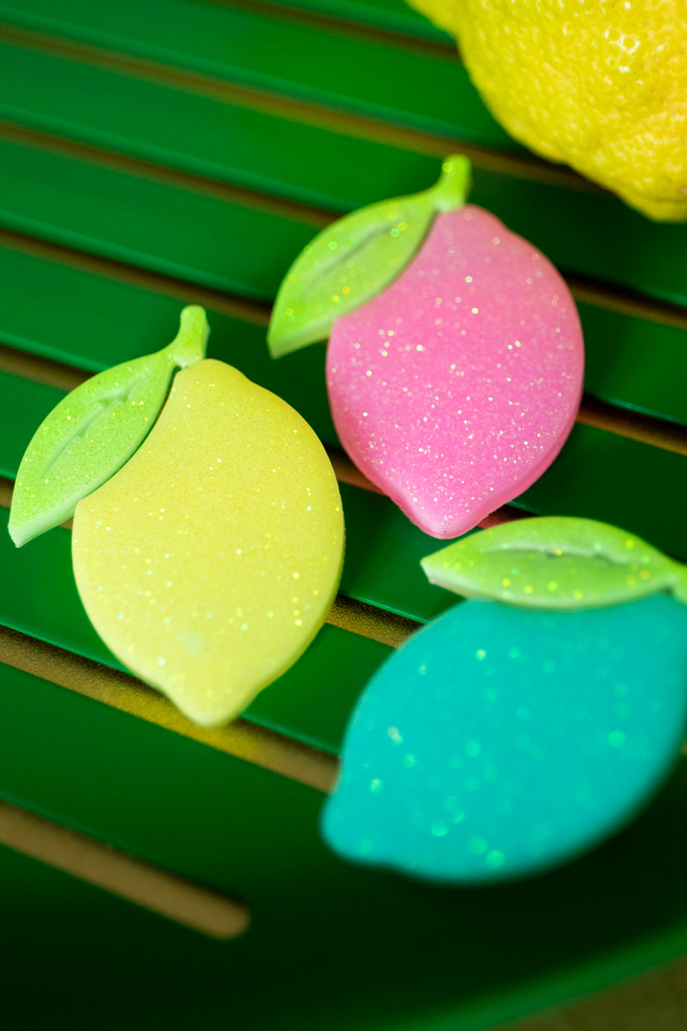 Broche Citron pastel pink 🍋🩷