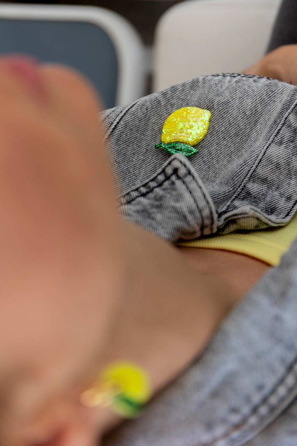 Broche Citron Yuzu 🍋✨