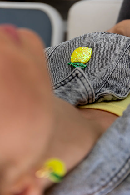 Broche Citron Yuzu 🍋✨