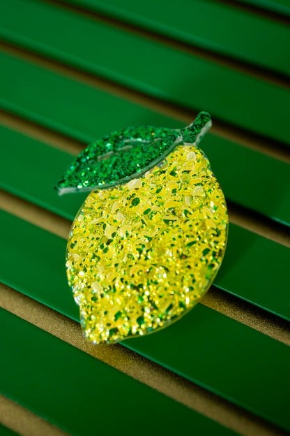 Broche Citron éclatant 🍋🫠