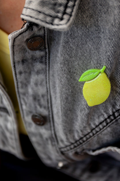 Broche Citron Pastel yellow 🍋💛