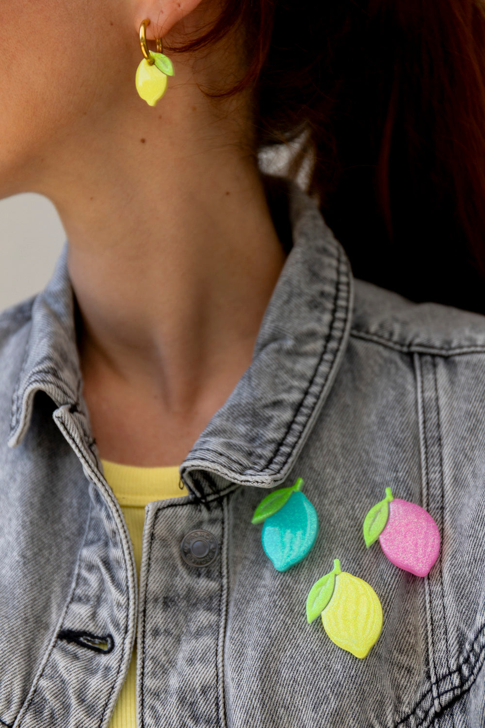 Broche Citron Pastel yellow 🍋💛