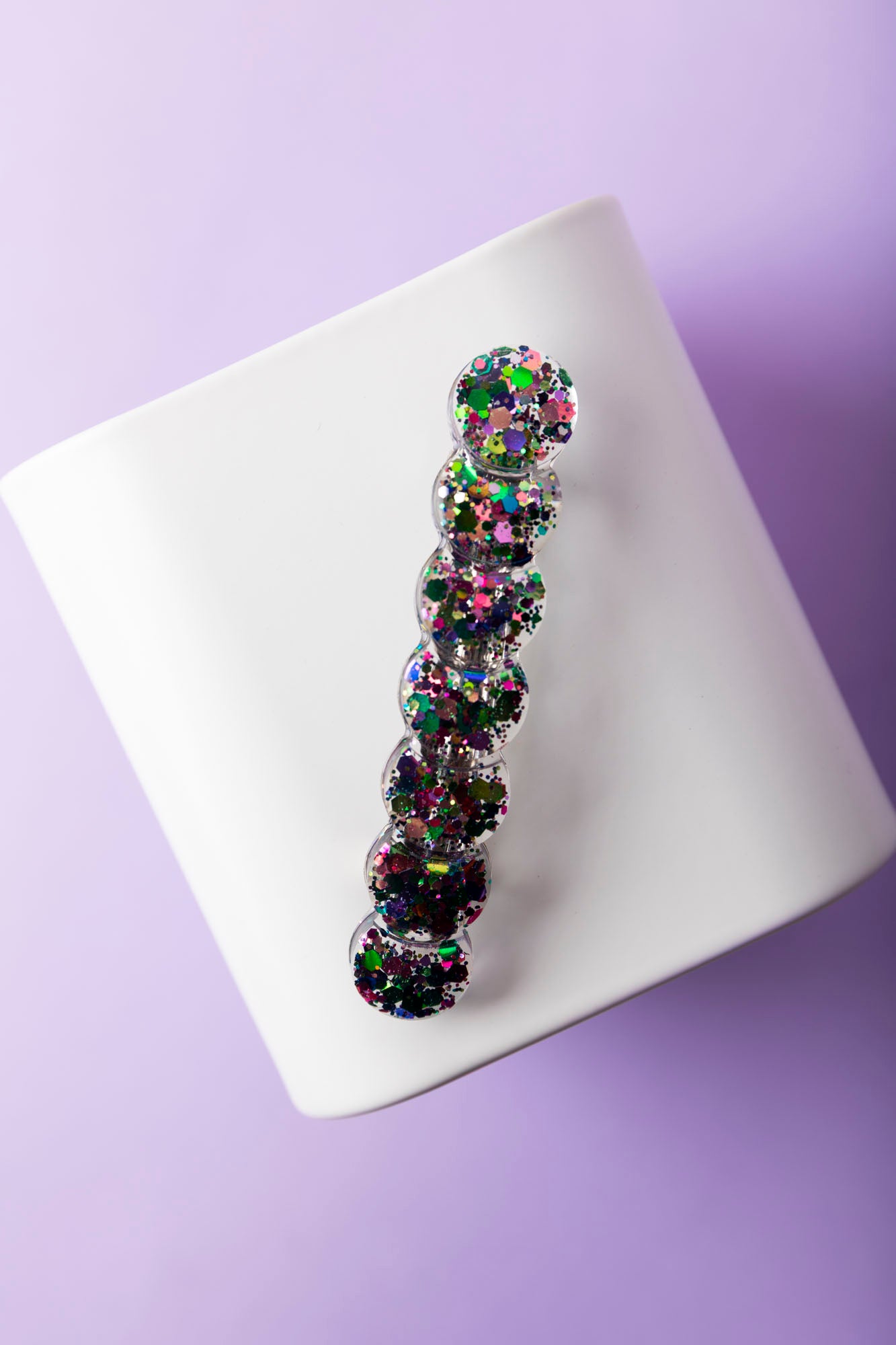 Barrette fabriquée à la main avec de la résine époxy